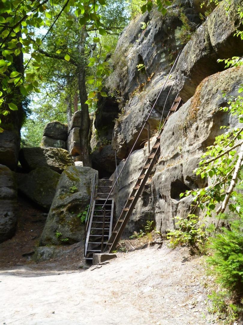 Ferienwohnung 3 Am Hofladen Hellendorf Bad Gottleuba-Berggiesshuebel Bagian luar foto