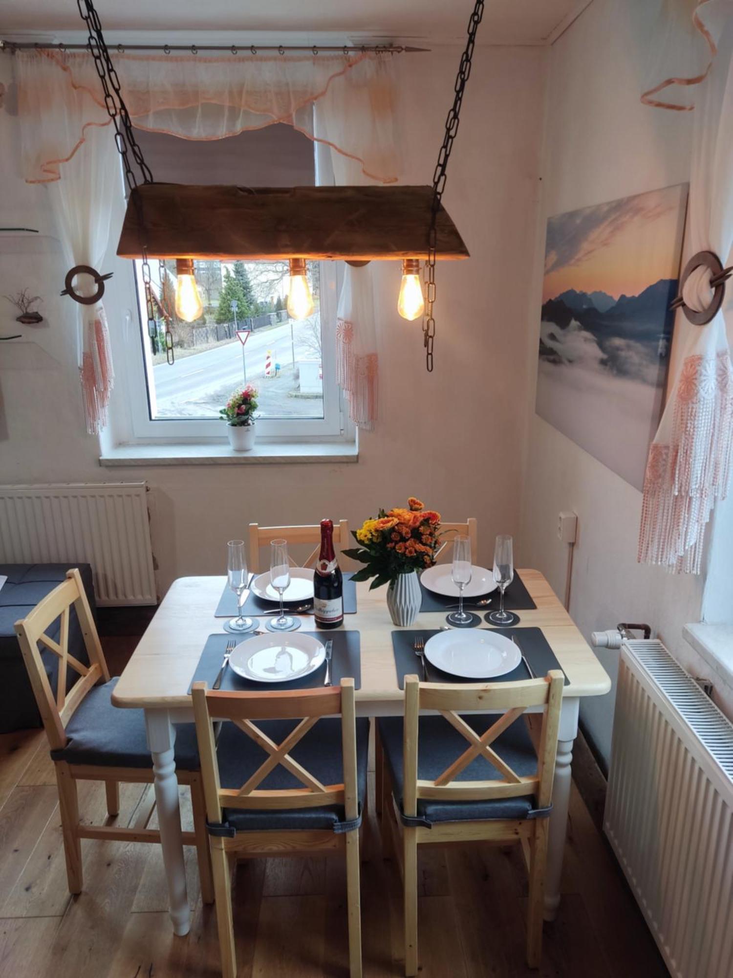 Ferienwohnung 3 Am Hofladen Hellendorf Bad Gottleuba-Berggiesshuebel Bagian luar foto